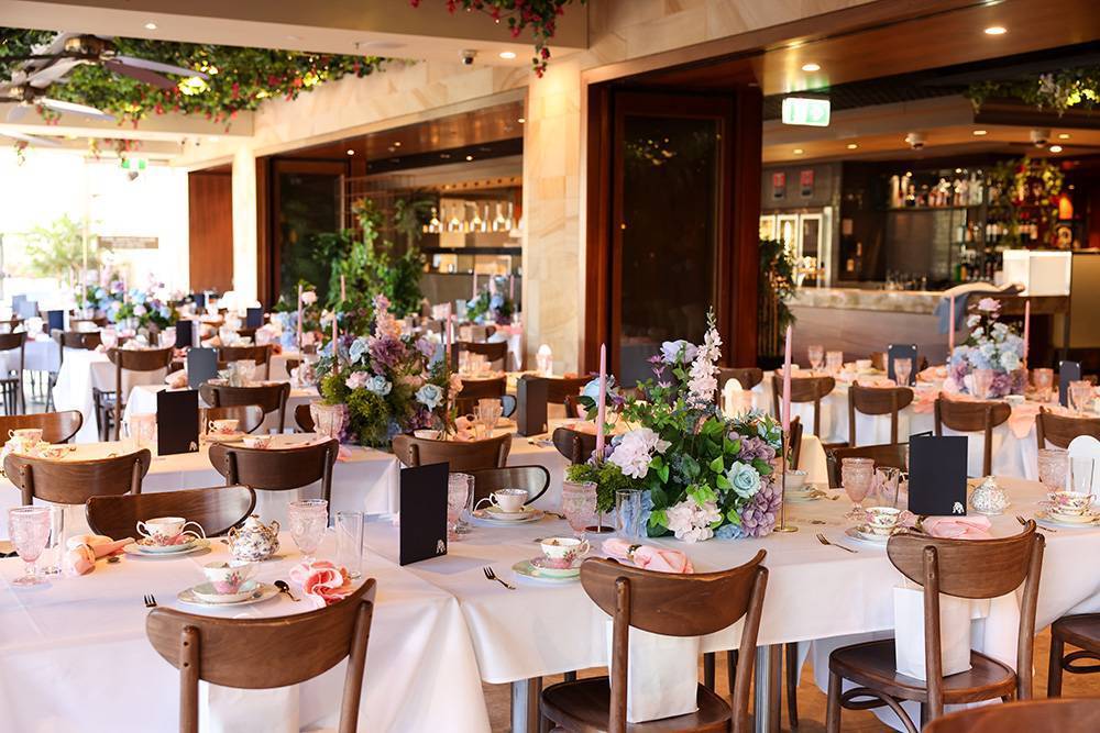 High tea function setup in The Flame