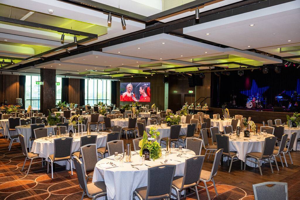 corporate showroom setup, melbourne cup