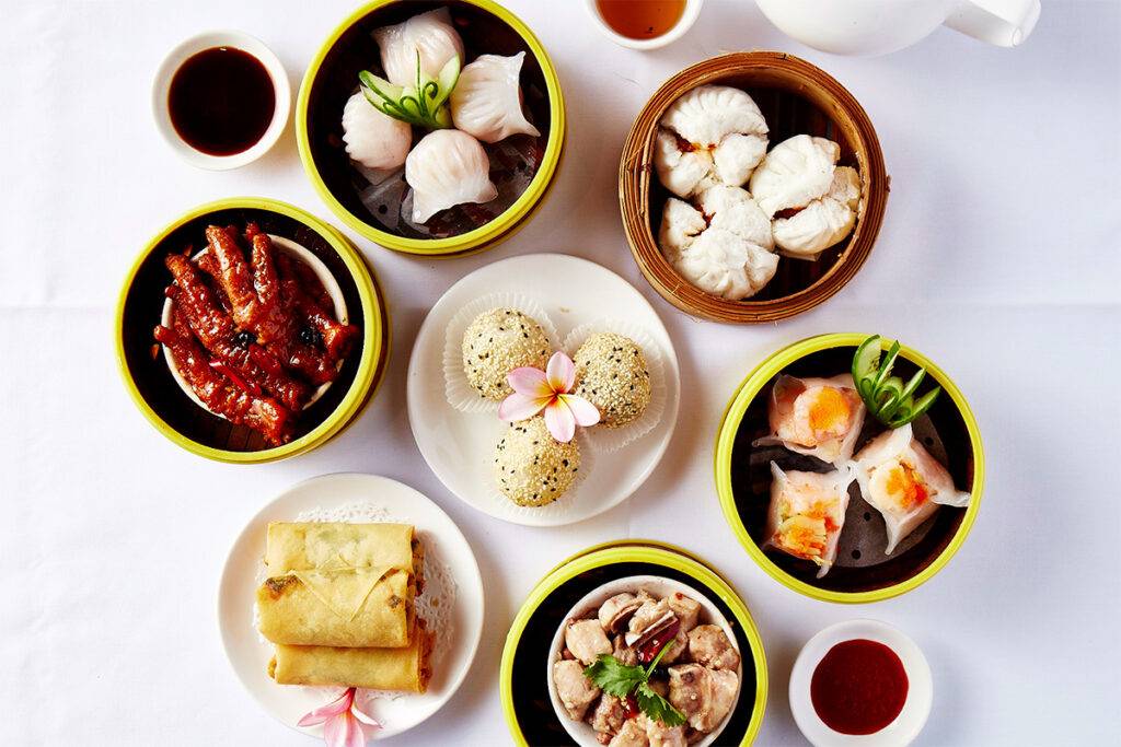 selection of yum cha from Dynasty restaurant