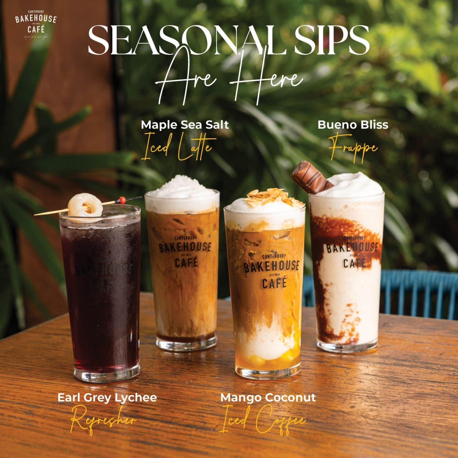 seasonal sips at Bakehouse Cafe
