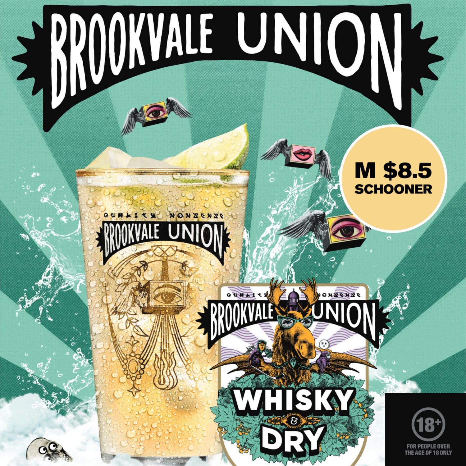 whisky dry 2026 $8.50 schooner