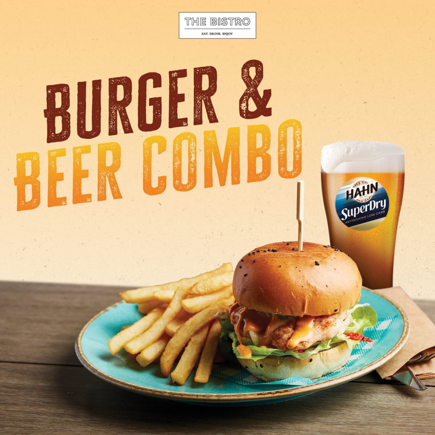 burger beer combo june 2026 $18
