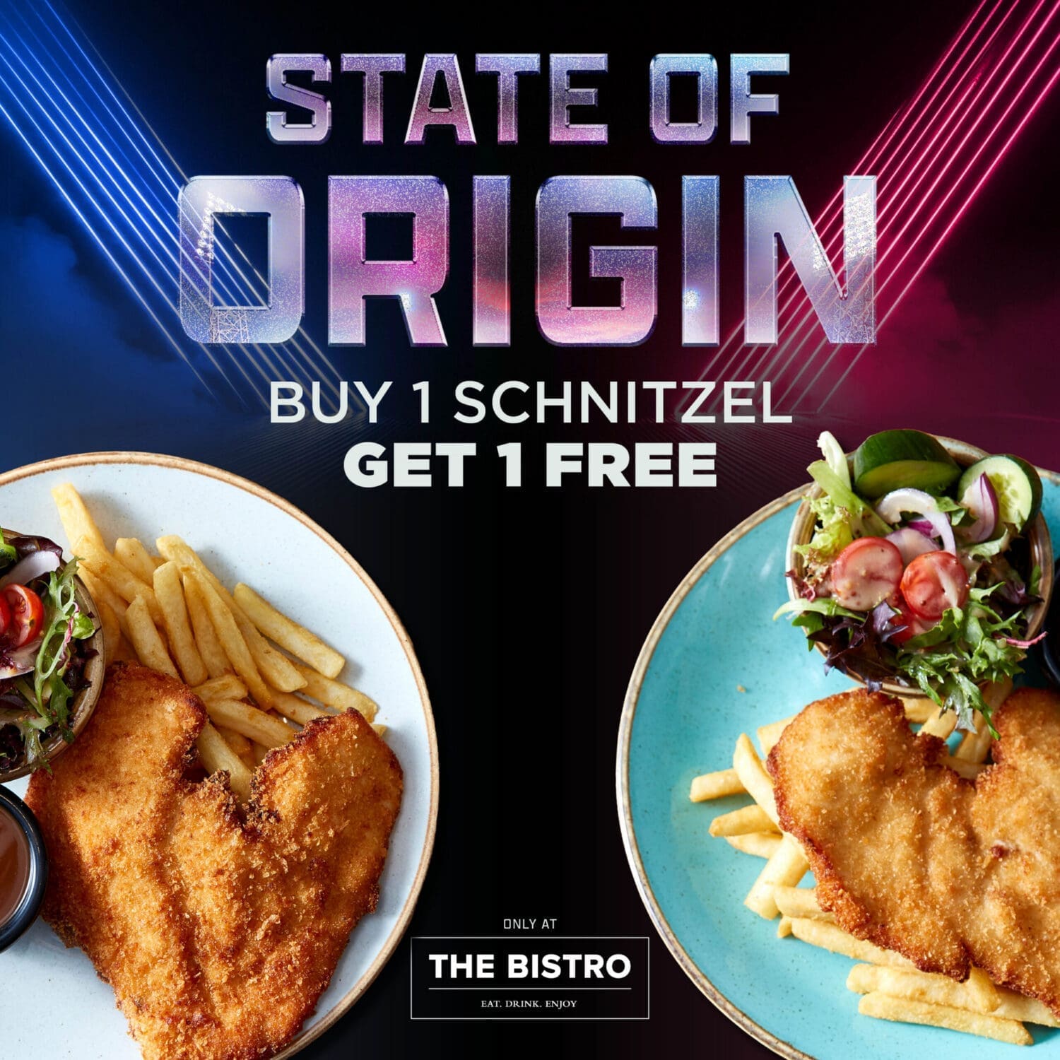 state or origin bogof chicken schnitzel offer