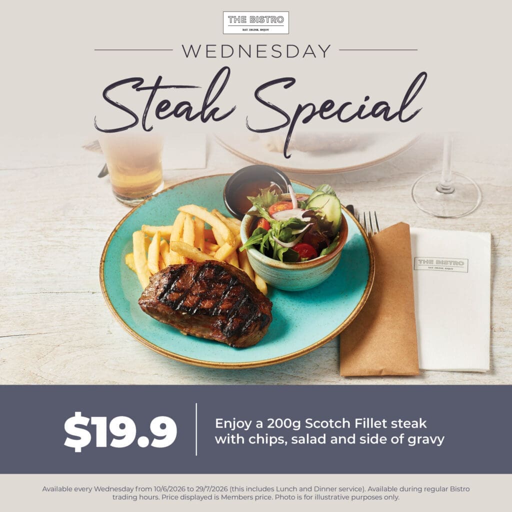 $19.90 steak special at The Bistro